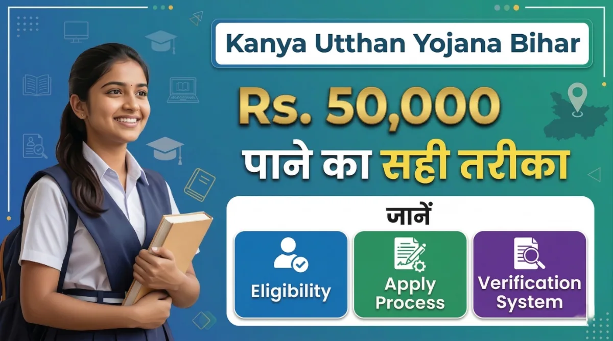 kanya utthan yojana bihar rs 50000 eligibility apply process verification guide